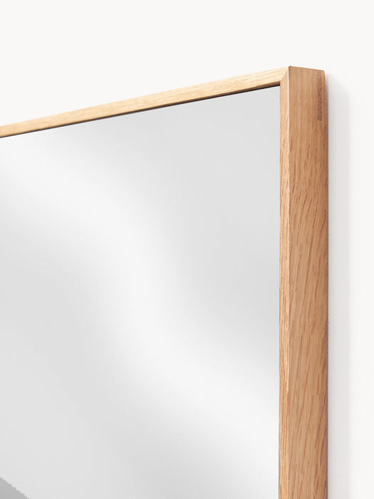 Full-Length Wall Mirror Avery with Oak Wood Frame