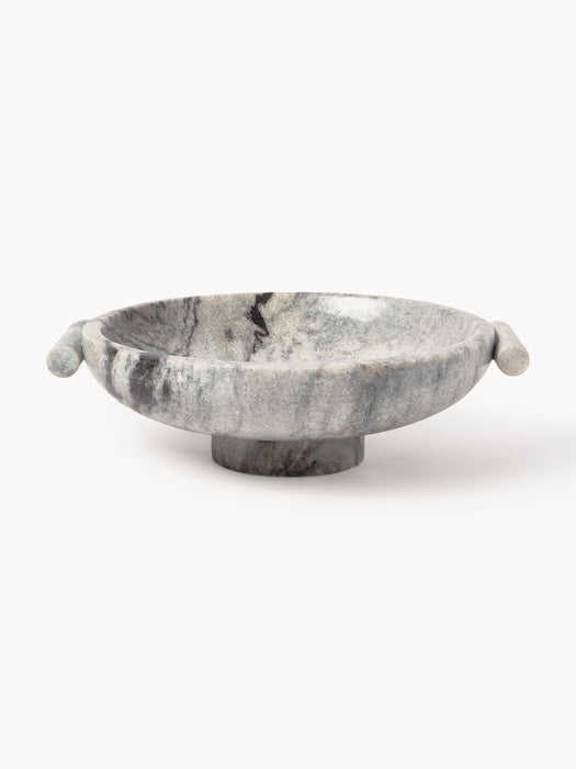 Decorative Marble Bowl Fossil H 10 cm
