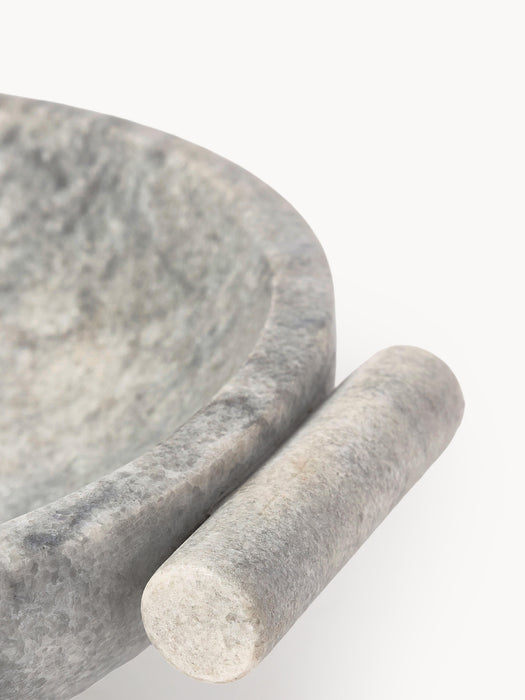 Decorative Marble Bowl Fossil H 10 cm