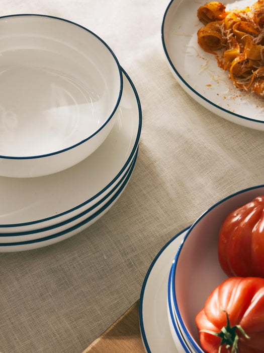 Porcelain Tableware Set Facile 6 People Set of 18
