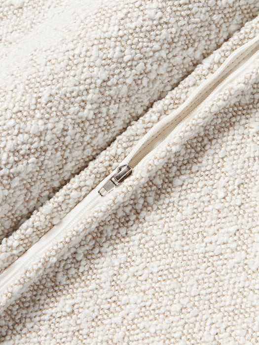Lennon Large Bouclé Sofa Cushion, 50 x 80 cm