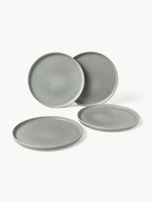Pam Handmade Tableware Set with Reactive Glaze, 4 People, Set of 12