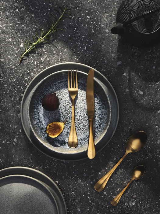Handmade Tableware Set Pam with Reactive Glaze 4 People Set of 12