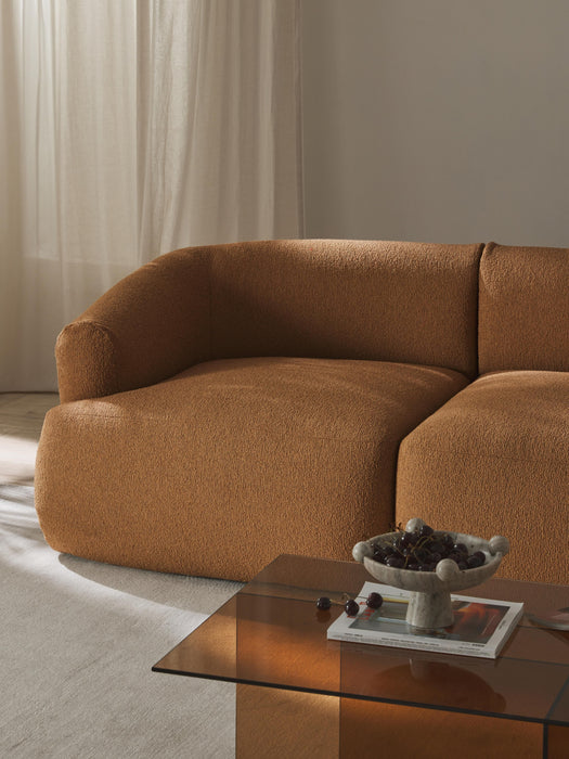 Modular Boucl Sofa Sofia 3-seater