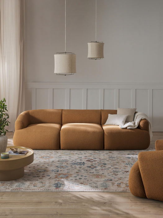 Modular Boucl Sofa Sofia 3-seater