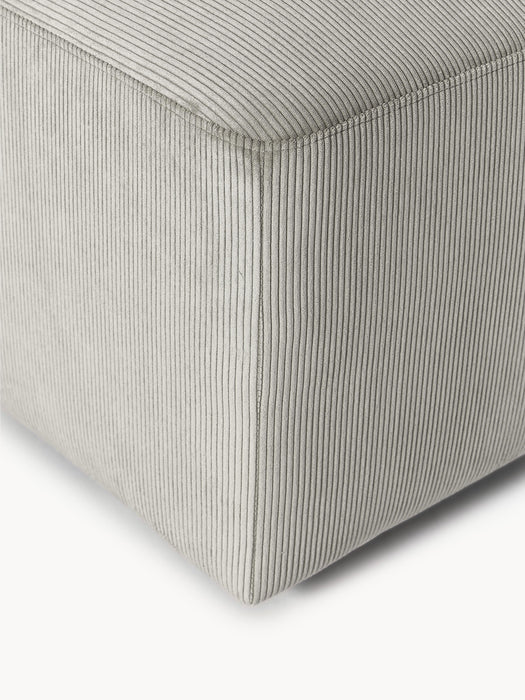 Corduroy Ottoman Melva W 99xD 42 cm
