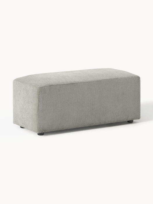 Corduroy Ottoman Melva W 99xD 42 cm