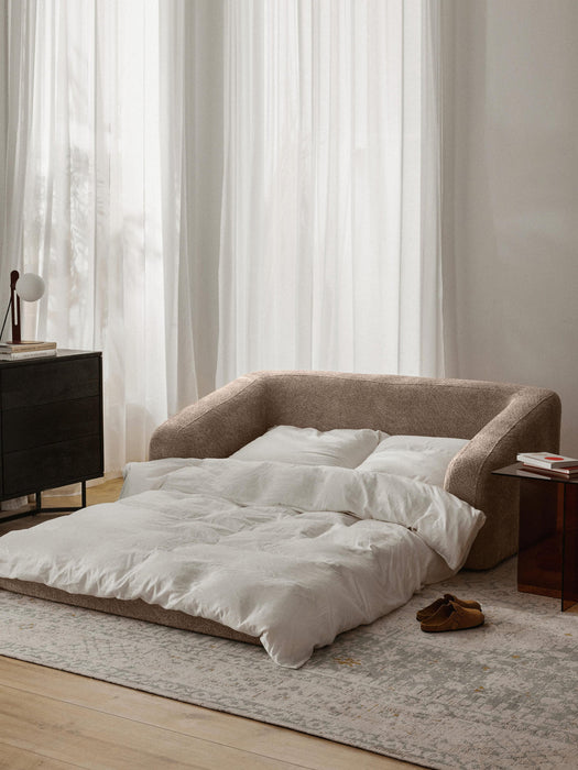 Eliot Teddy BouclÃ© Sofa Bed (2-seater)