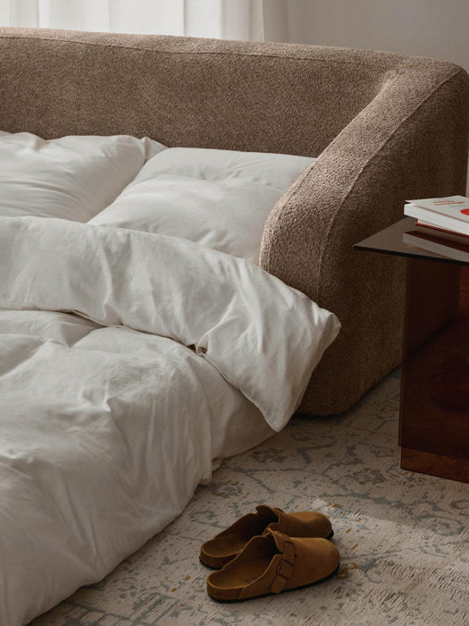 Teddy Boucl Sofa Bed Eliot 2-seater