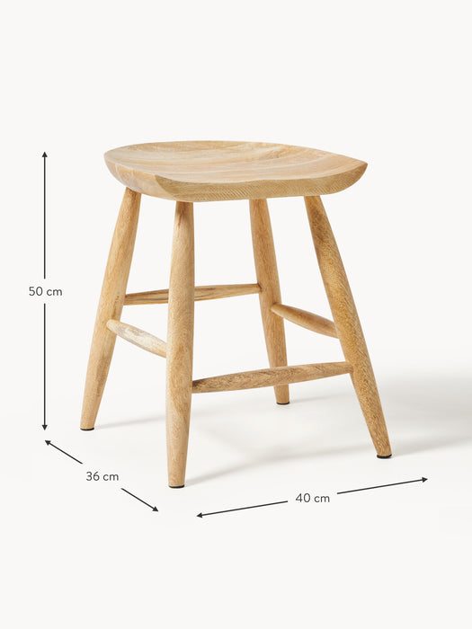 Mango Wood Stool Nino
