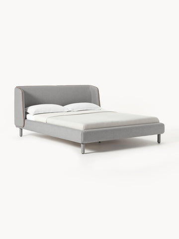 Luma Upholstered Bed with Headboard