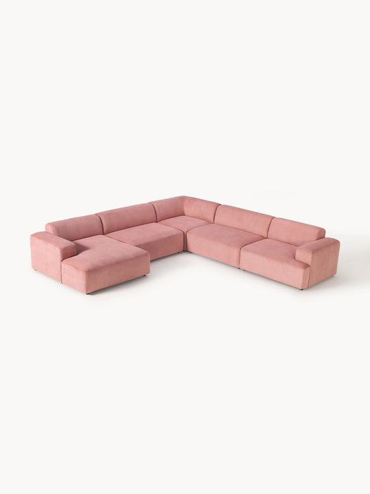 Melva XL Corduroy Corner Sofa
