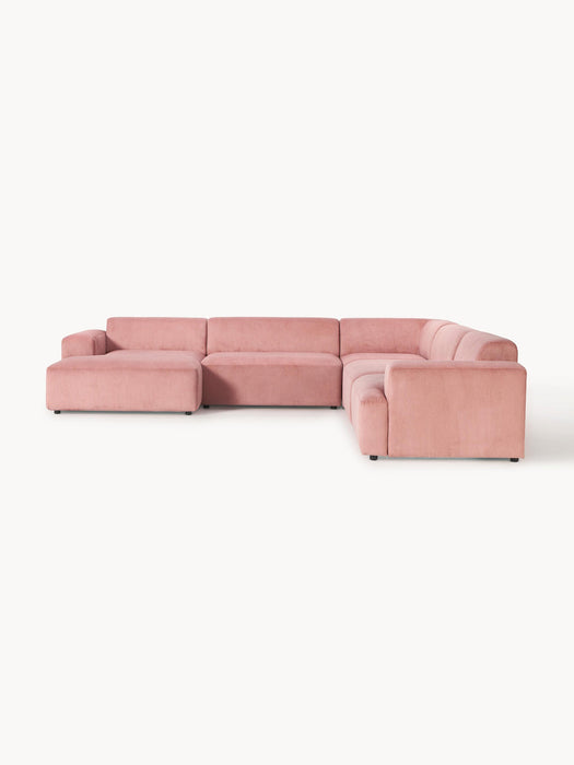 Melva XL Corduroy Corner Sofa