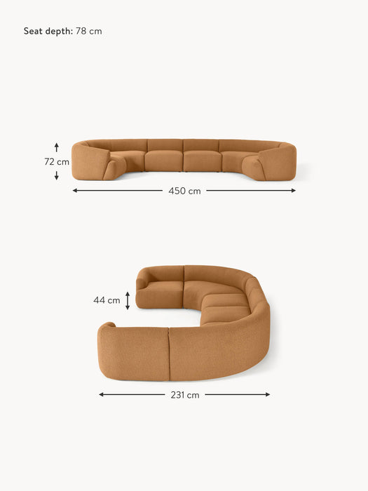 XL Modular Boucl Sofa Sofia