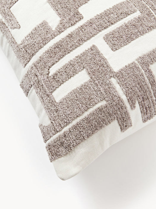 Fran Cushion Cover with Chenille Embroidery