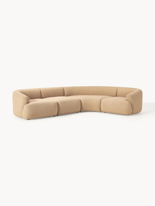 Modular Boucl Corner Sofa Sofia 4-seater