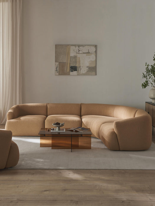 Sofia Modular Bouclé Corner Sofa (4-seater)