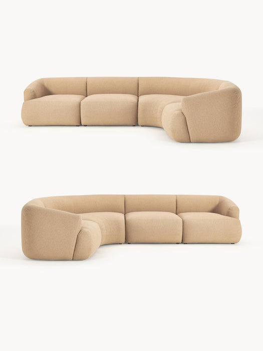 Modular Boucl Corner Sofa Sofia 4-seater