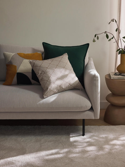Nomi Cotton Cushion Cover with Abstract Decoration