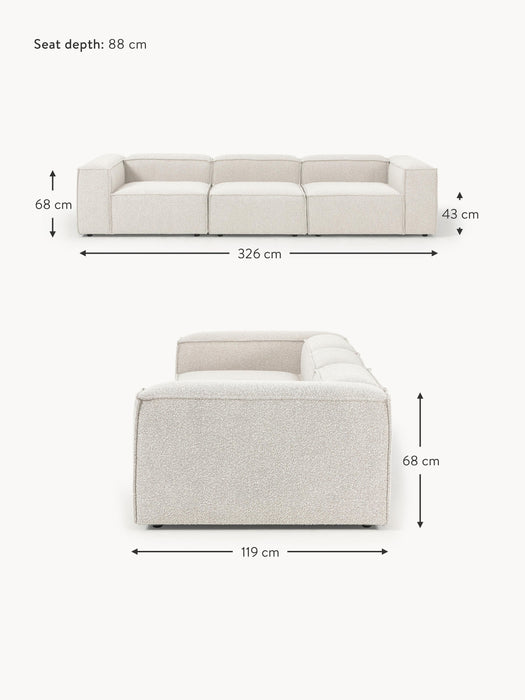 Boucl Modular Sofa Lennon 4-seater