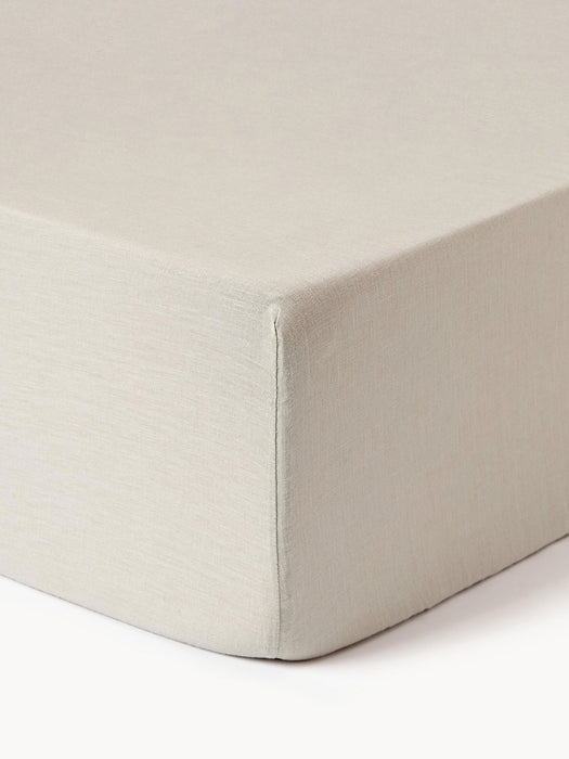 Fitted Sheet Airy Washed Linen