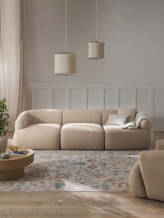 Modular Boucl Sofa Sofia 3-seater