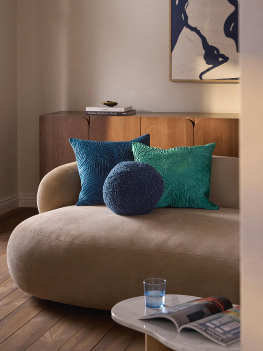Dotty Round Decorative Teddy Cushion
