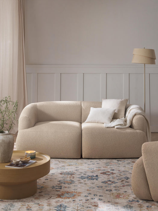 Modular Boucl Sofa Sofia 2-seater