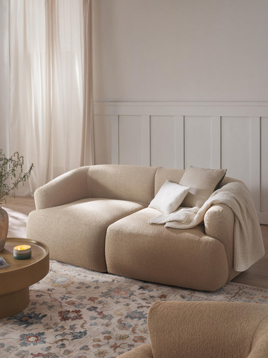 Modular Boucl Sofa Sofia 2-seater