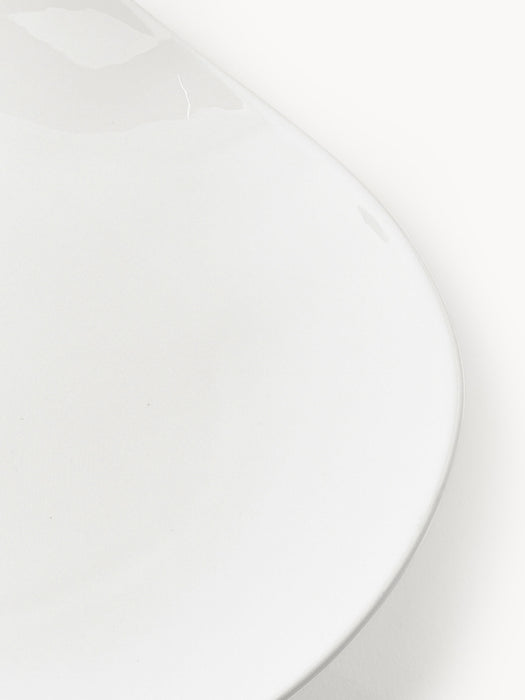 Organic Shaped Porcelain Tableware Set Joana 4 people Set of 12