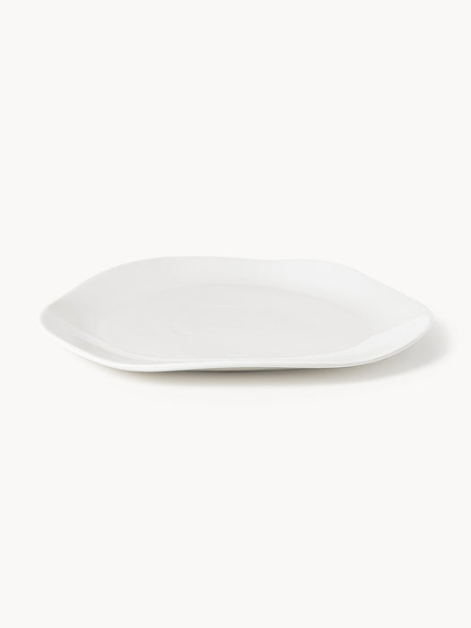 Organic Shaped Porcelain Tableware Set Joana 4 people Set of 12