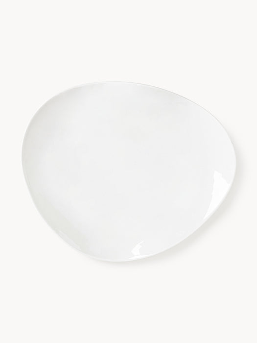 Organic Shaped Porcelain Tableware Set Joana 4 people Set of 12
