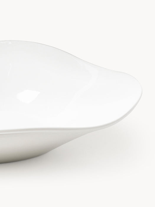 Organic Shaped Porcelain Tableware Set Joana 4 people Set of 12
