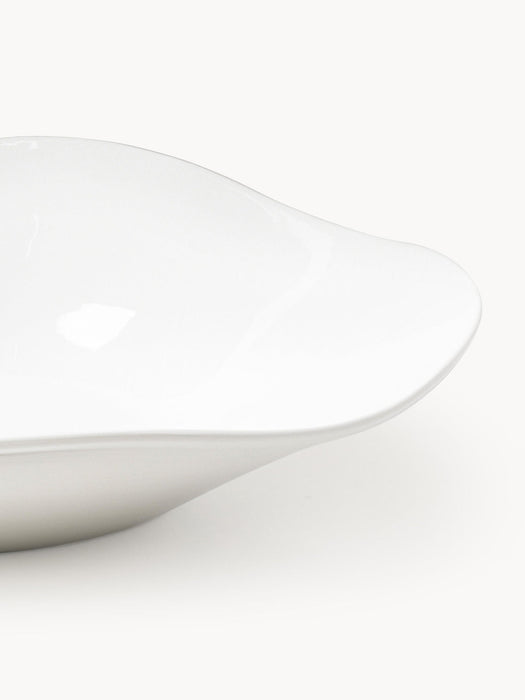 Joana Organic Shaped Porcelain Tableware Set, 4 people, Set of 12