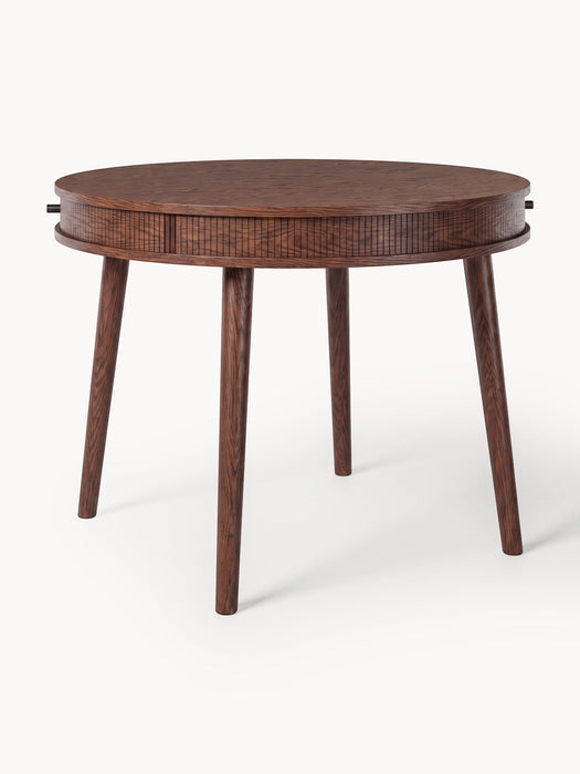 Calary Round Dining Table with Storage Space, in various sizes