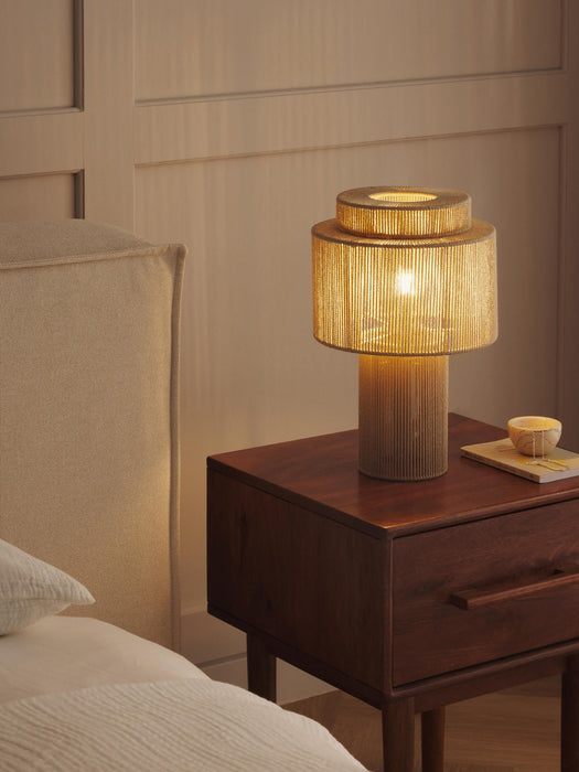 Lace Linen Thread Table Lamp