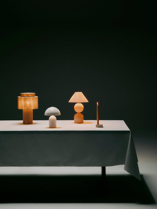 Linen Thread Table Lamp Lace