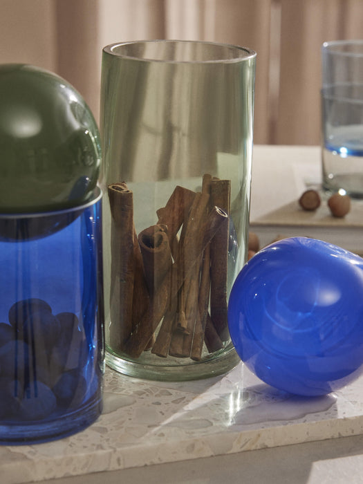 Glass Jewellery Jars Tarli Set of 2