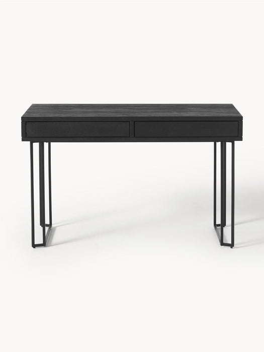 Luca Mango Wood Desk with Drawers