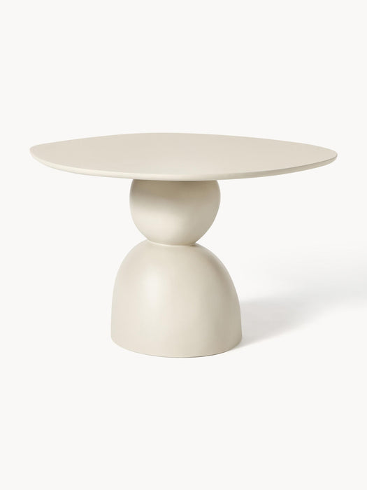 Sahra Round Dining Table with Organic Design, in various sizes