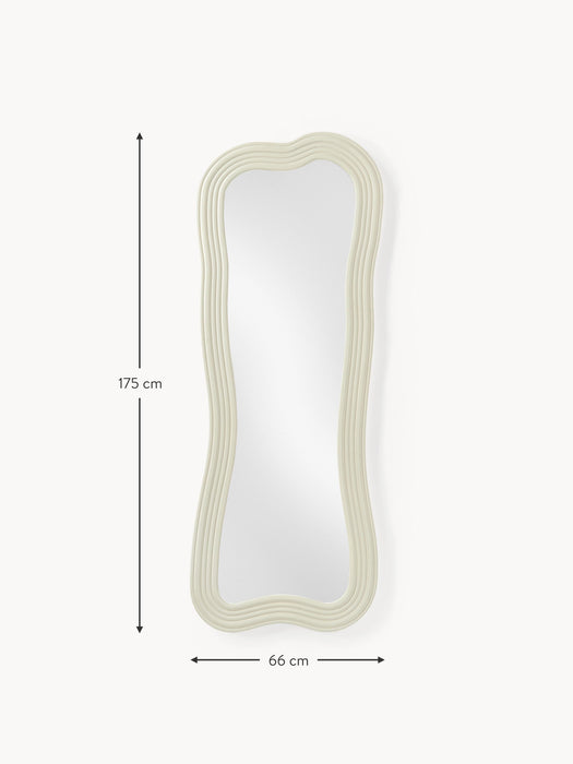 Full-Length Wall Mirror Cosimo with Wavy Frame