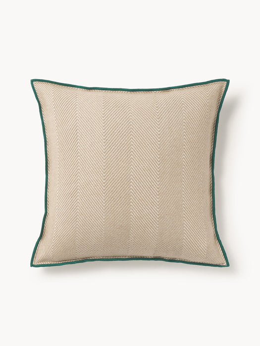 Cushion Cover Agatha with Herringbone Pattern