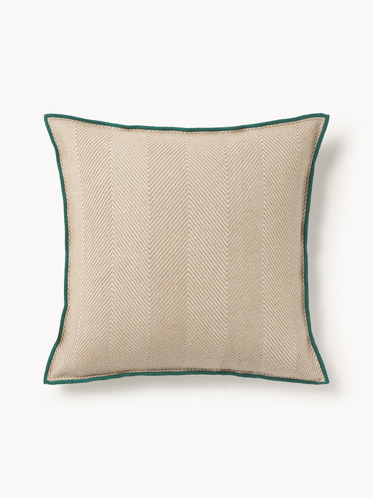 Agatha Cushion Cover with Herringbone Pattern