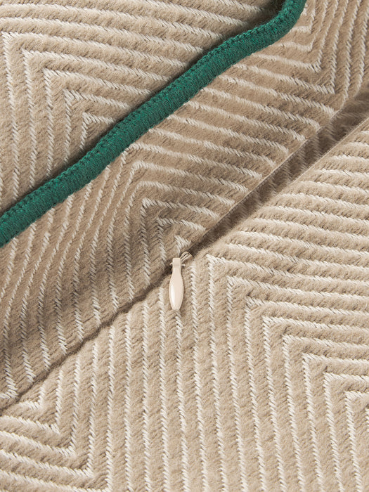 Cushion Cover Agatha with Herringbone Pattern