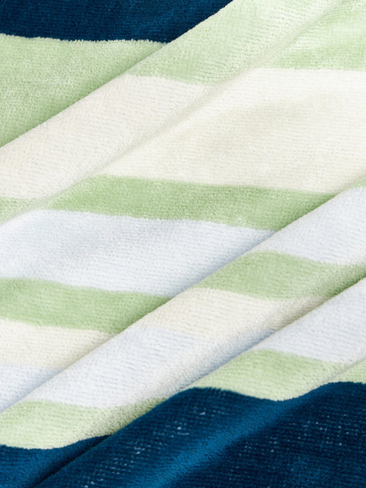 Striped Beach Towel Miri with Fringed Hem