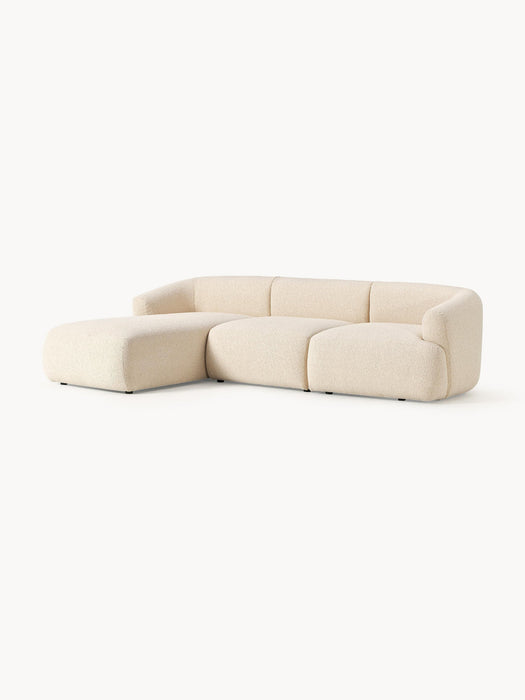 Sofia Modular Bouclé Corner Sofa (3-seater)