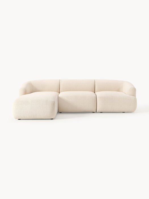 Modular Boucl Corner Sofa Sofia 3-seater