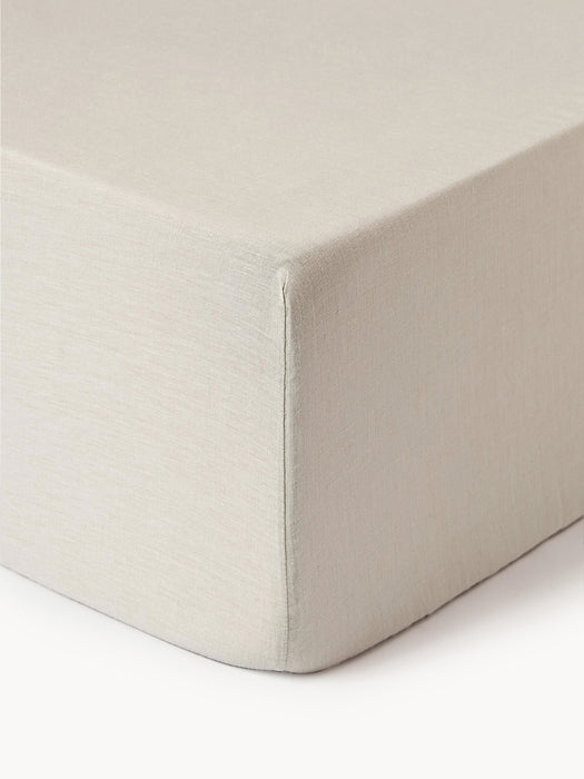 Boxspring Fitted Sheet Airy Washed Linen