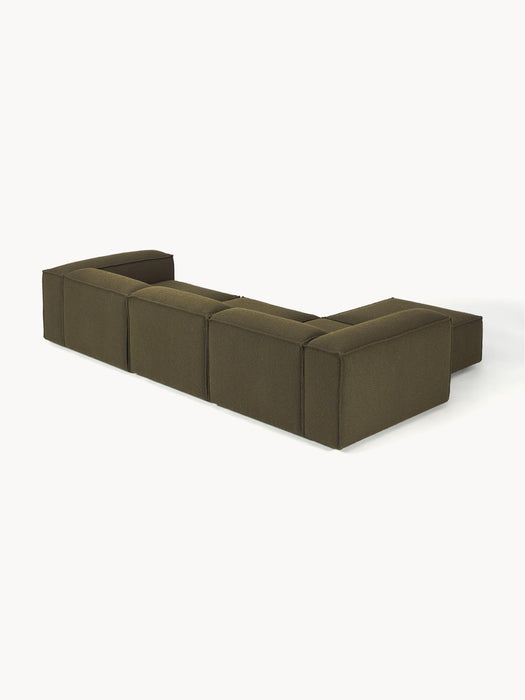 Boucl Modular Sofa Lennon 4-seater with Ottoman leftright