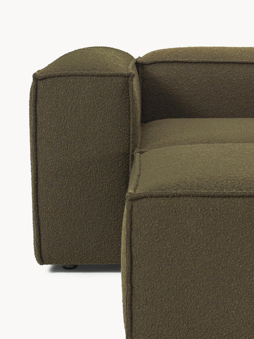 Boucl Modular Sofa Lennon 4-seater with Ottoman leftright